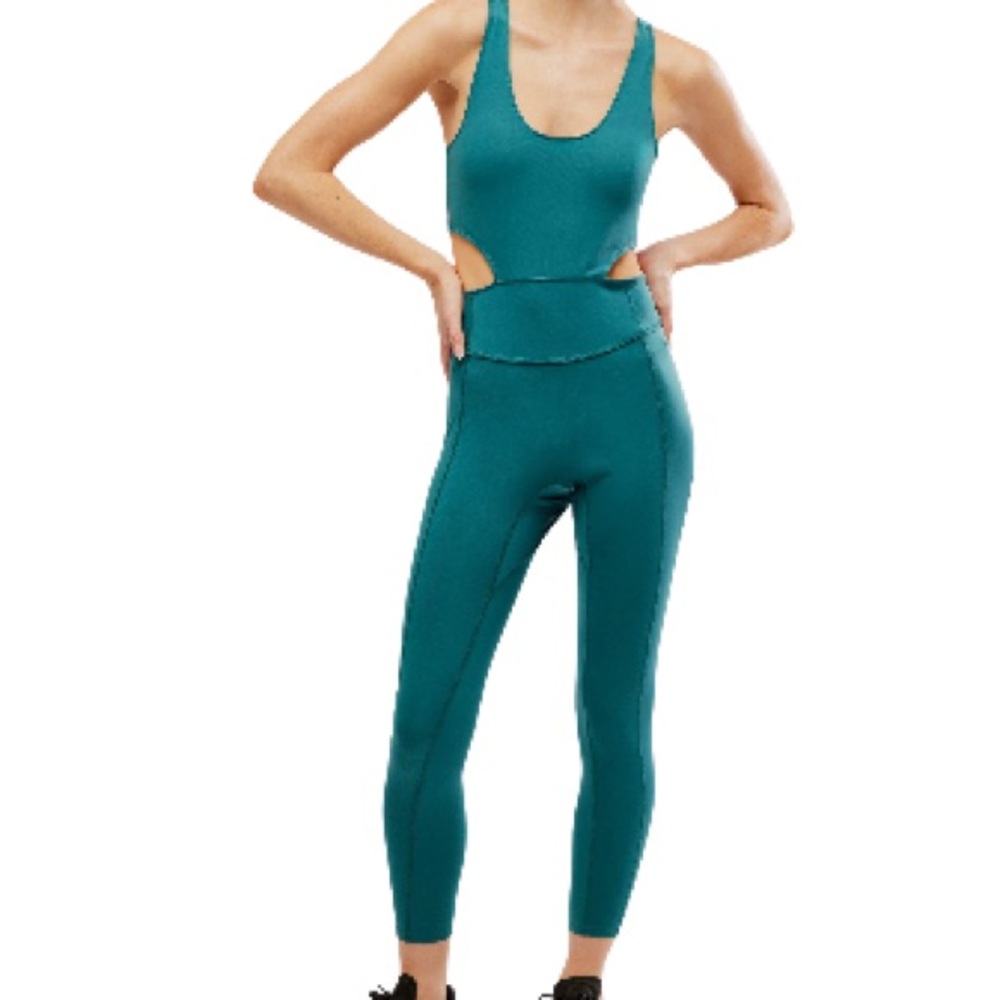 FP Movement by Free People Teal Jumpsuit
